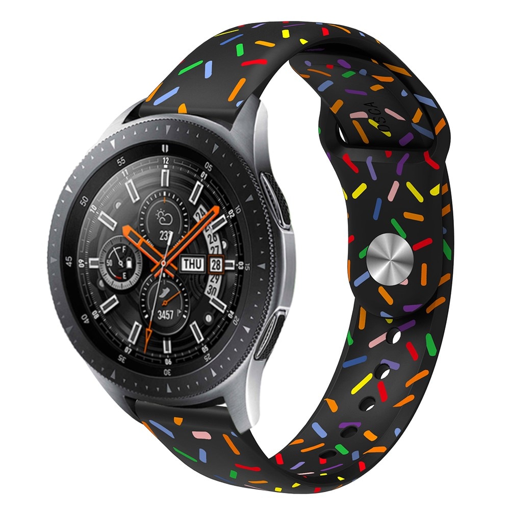 Correa de silicona para Amazfit GTR 4, negro asperja