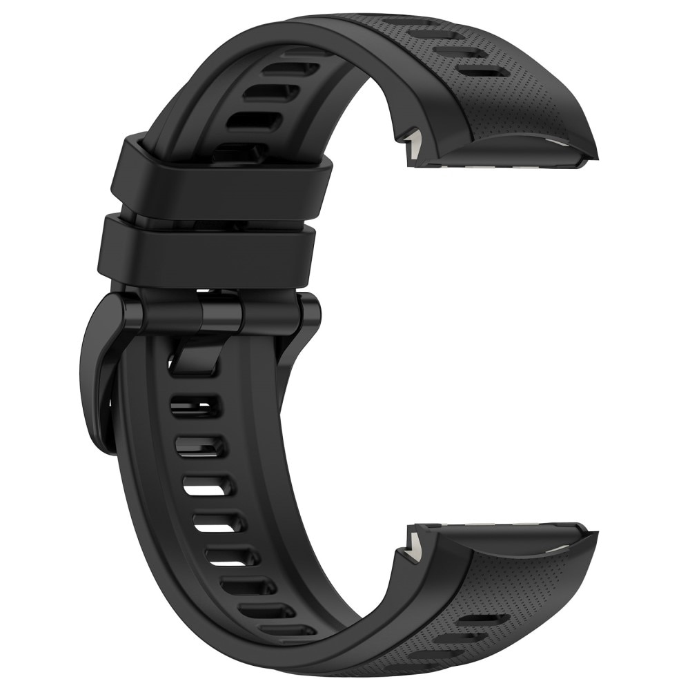 Correa de silicona para Garmin Approach S70 47mm, Negro