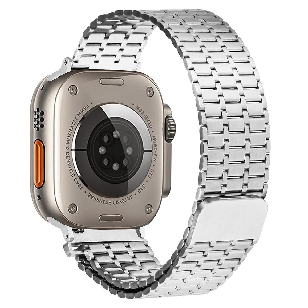 Correa Magnetic Business Apple Watch 45mm Series 8 plata
