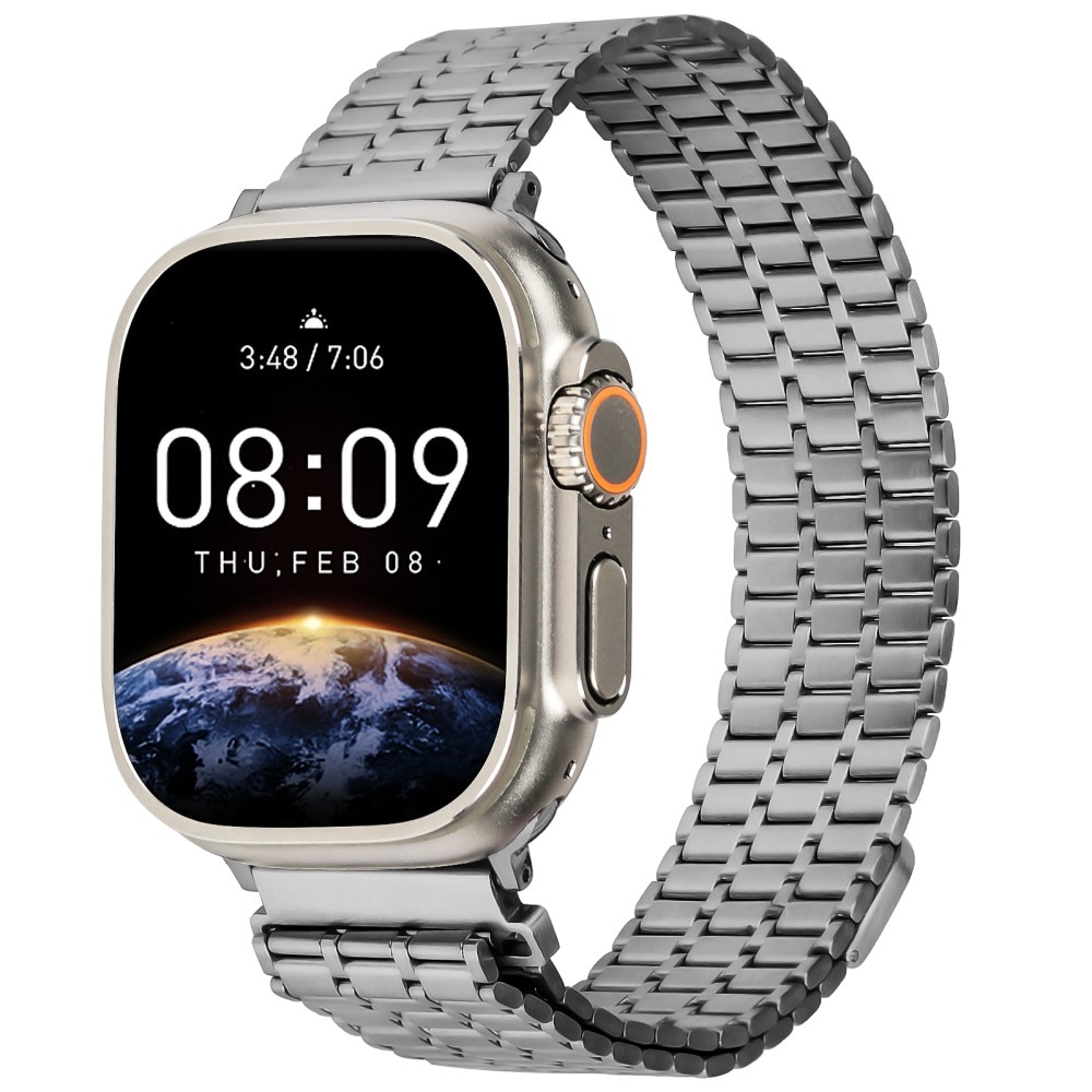Correa Magnetic Business Apple Watch 45mm Series 9 gris