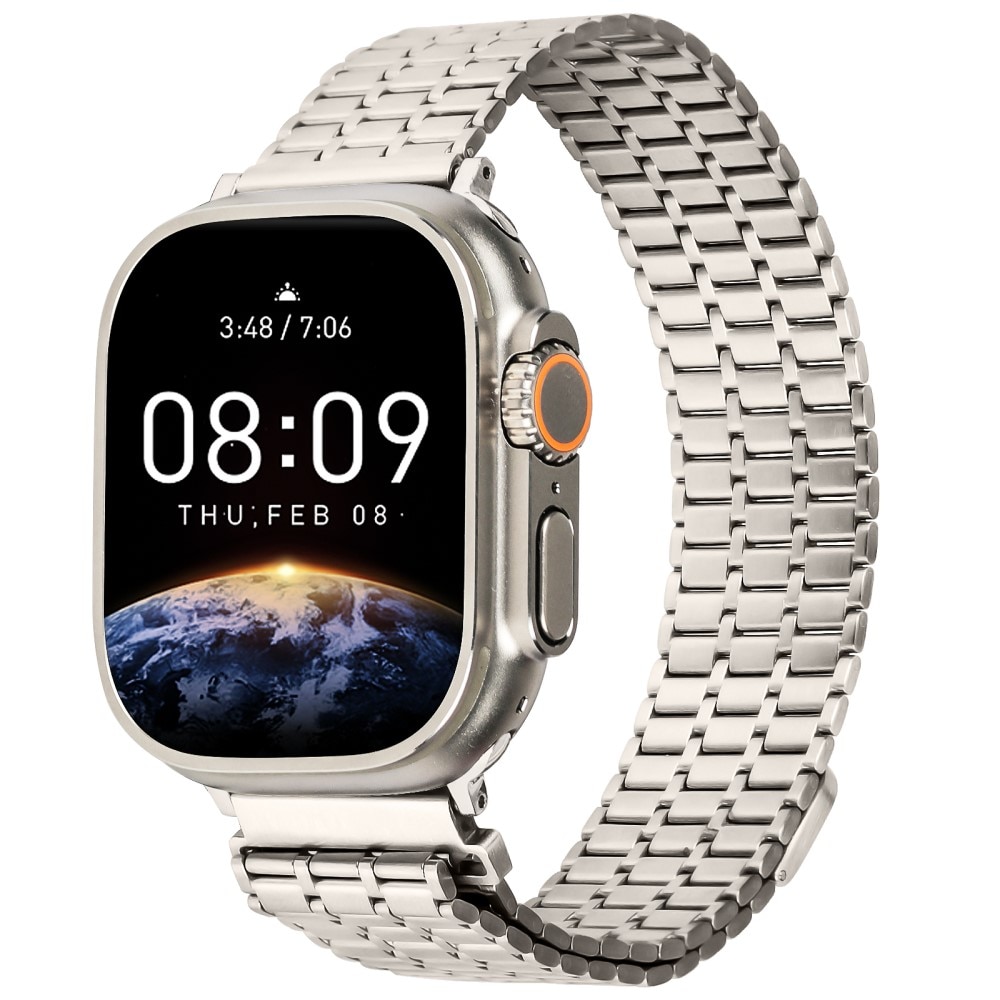 Correa Magnetic Business Apple Watch 42/44/45 mm titanio