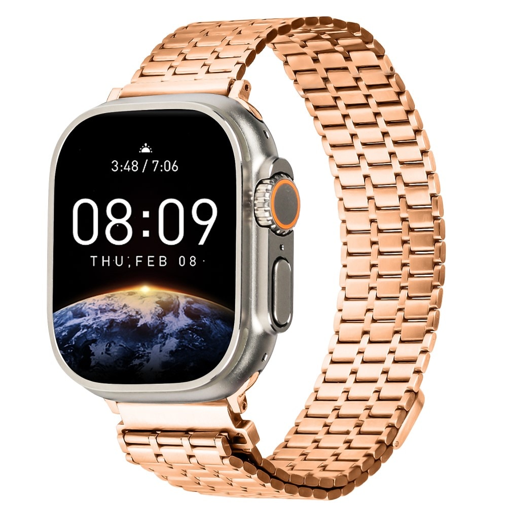 Correa Magnetic Business Apple Watch 41mm Series 8 oro rosa