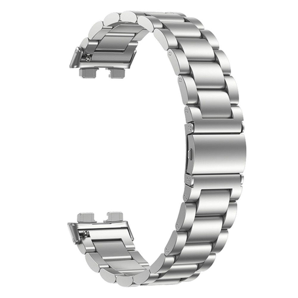 Correa de acero Huawei Band 8 plata