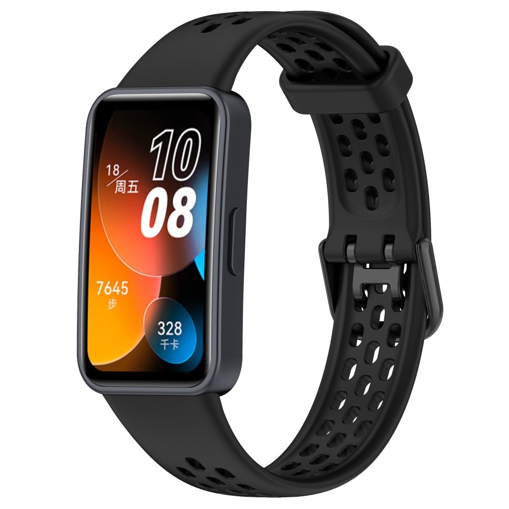 Correa Sport de silicona Huawei Band 8 negro