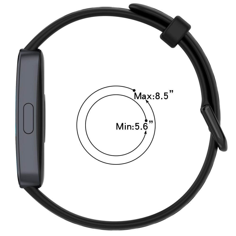 Correa Sport de silicona Huawei Band 9 negro