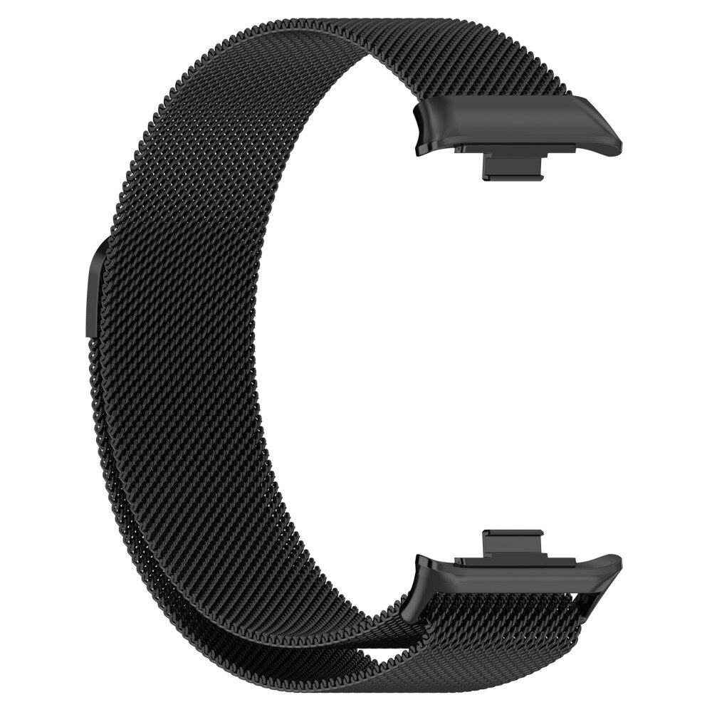 Pulsera milanesa para Xiaomi Smart Band 8 Pro, Negro