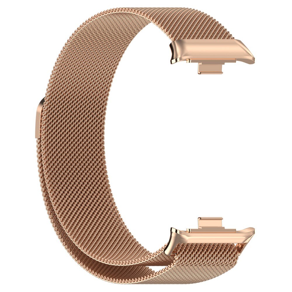 Pulsera milanesa para Xiaomi Smart Band 8 Pro oro rosa