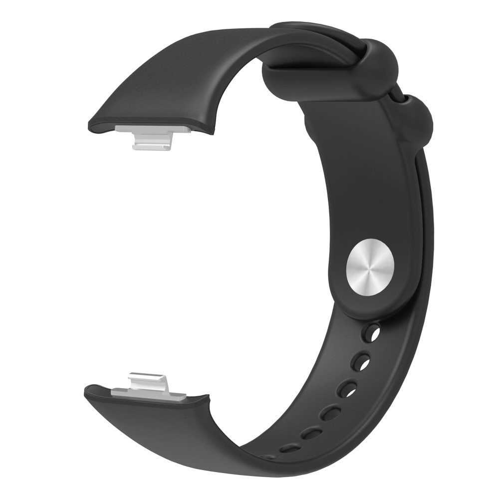 Correa de silicona para Xiaomi Smart Band 8 Pro, Negro