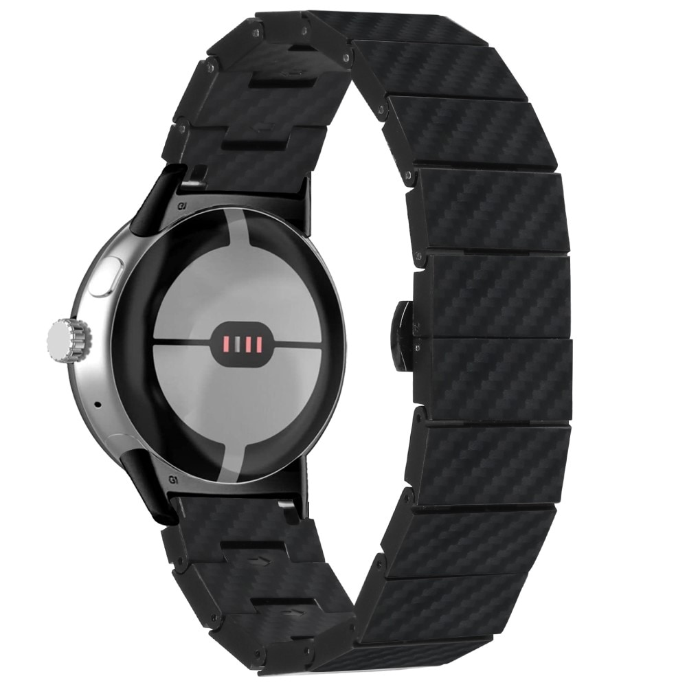 Pulsera de eslabones Fibra de carbon Google Pixel Watch negro