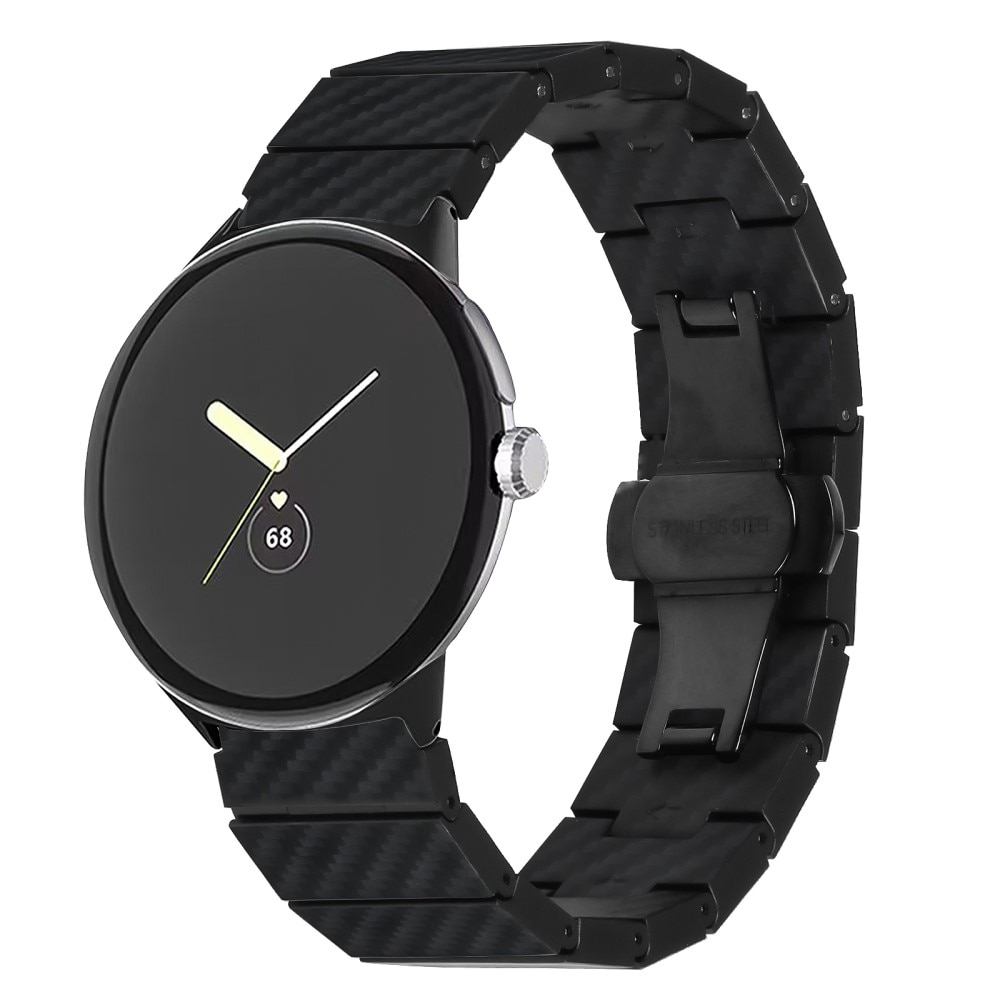 Pulsera de eslabones Fibra de carbon Google Pixel Watch 2 negro