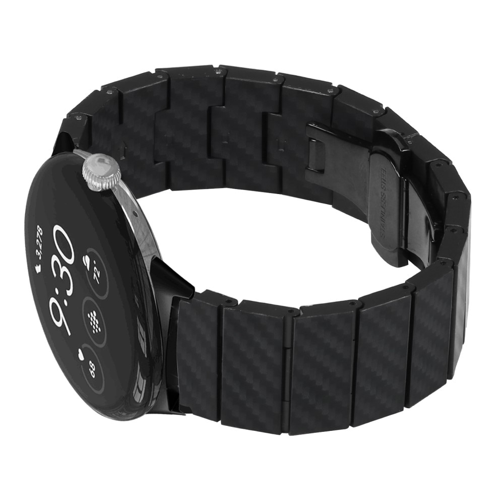 Pulsera de eslabones Fibra de carbon Google Pixel Watch negro