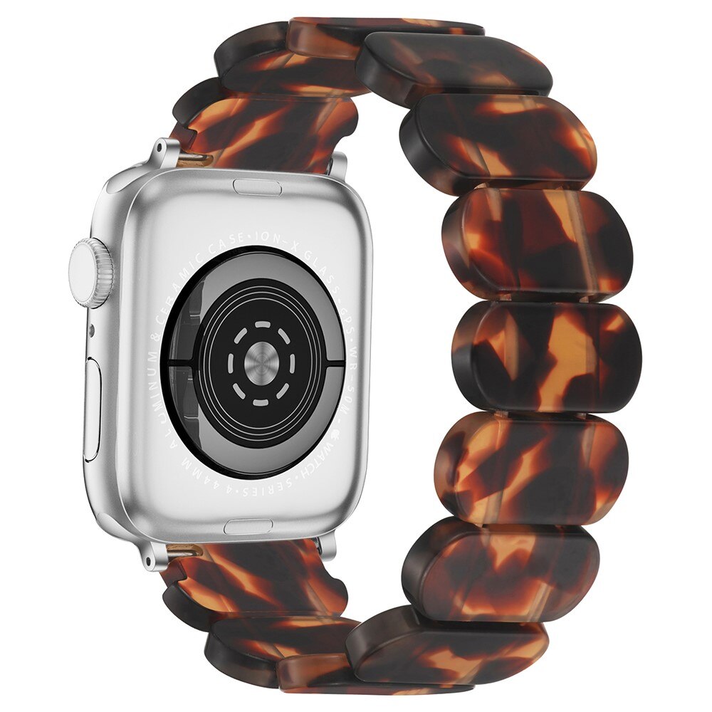 Correa resina elástica Apple Watch 45mm Series 7, marrón