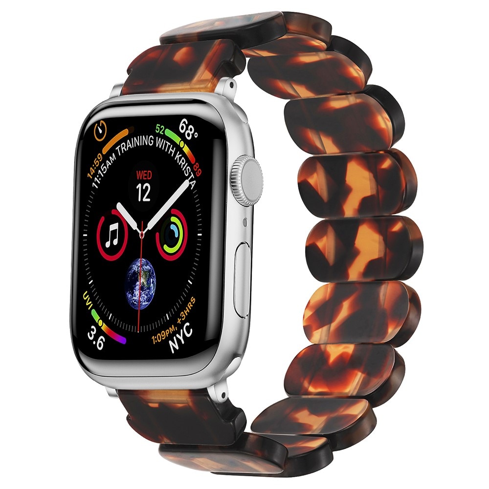 Correa resina elástica Apple Watch 42mm, marrón