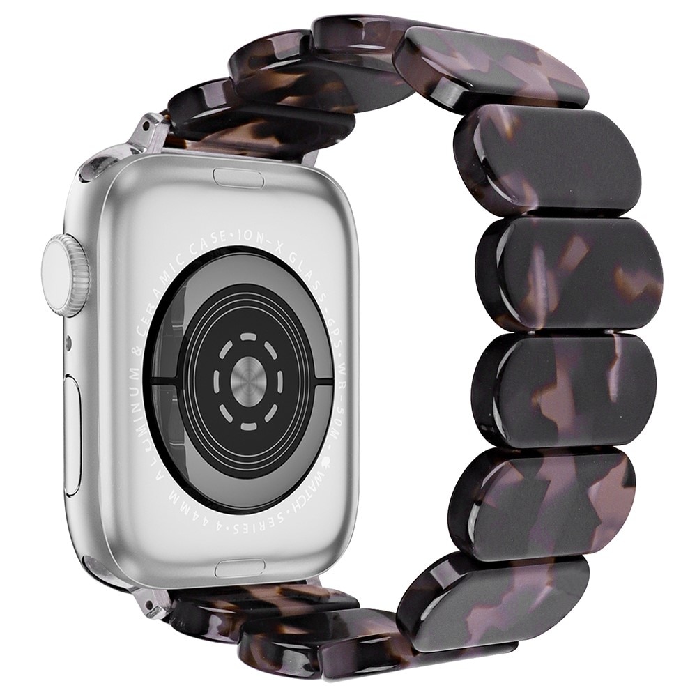 Correa resina elástica Apple Watch 40mm, negro/gris