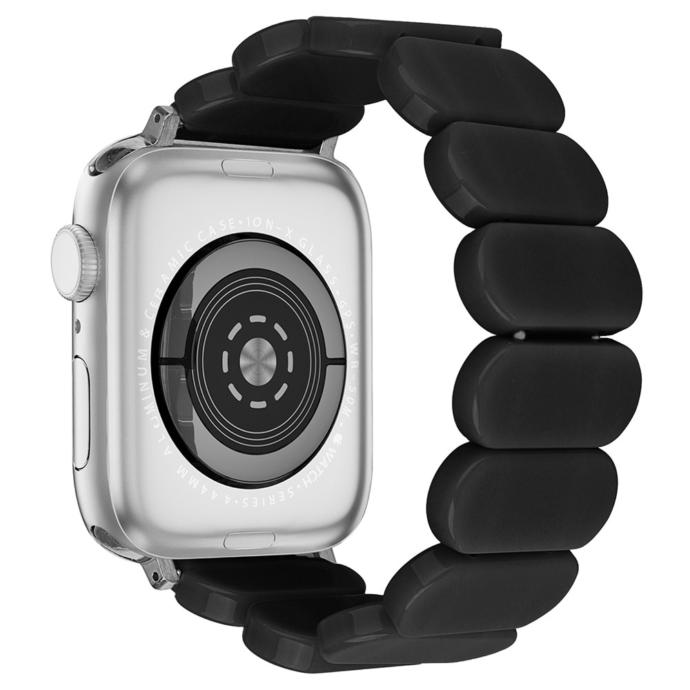 Correa resina elástica Apple Watch SE 44mm, negro