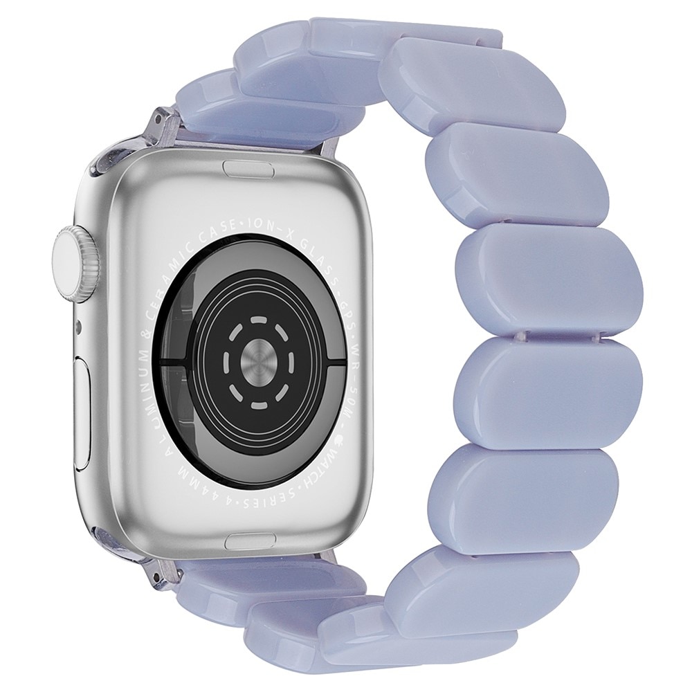 Correa resina elástica Apple Watch 44mm, violeta