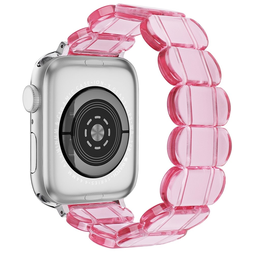 Correa resina elástica Apple Watch 45mm Series 7, rosado