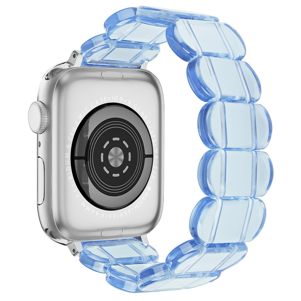 Correa resina elástica Apple Watch 44mm, azul