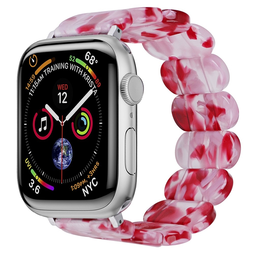 Correa resina elástica Apple Watch 41mm Series 8, mezcla rosa