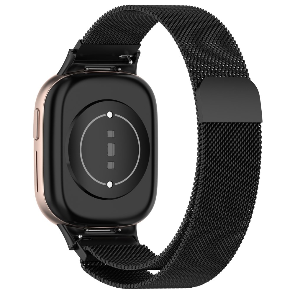 Pulsera milanesa para  Honor Watch 4, Negro