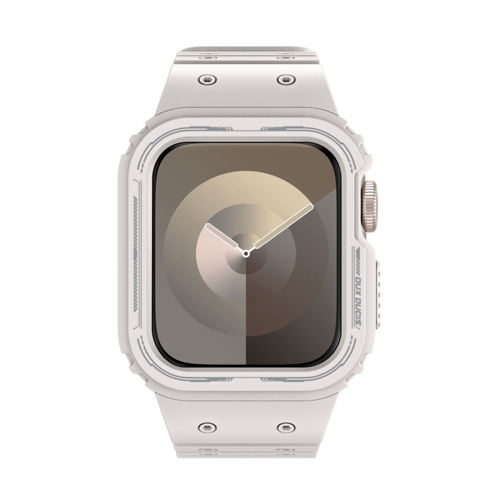 OA Series Correa de silicona con funda Apple Watch 41mm Series 8 blanco