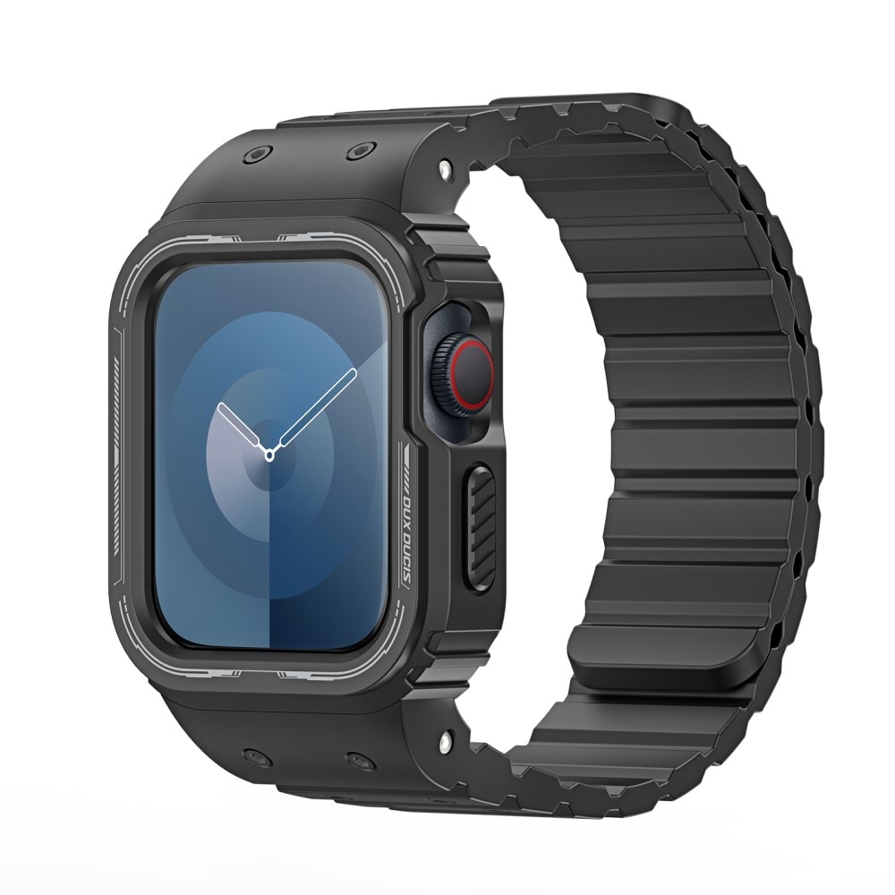 OA Series Correa de silicona con funda Apple Watch 42mm negro