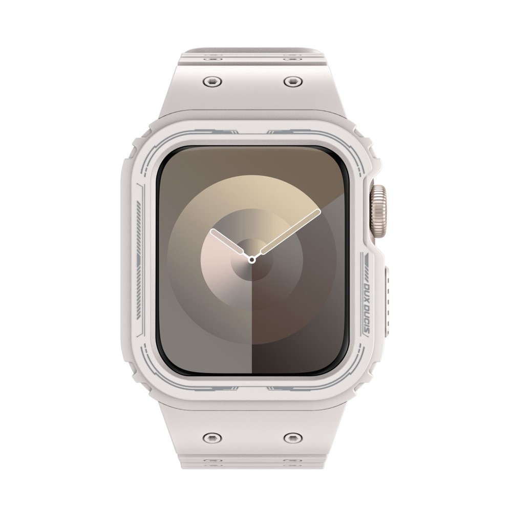 OA Series Correa de silicona con funda Apple Watch 42mm blanco