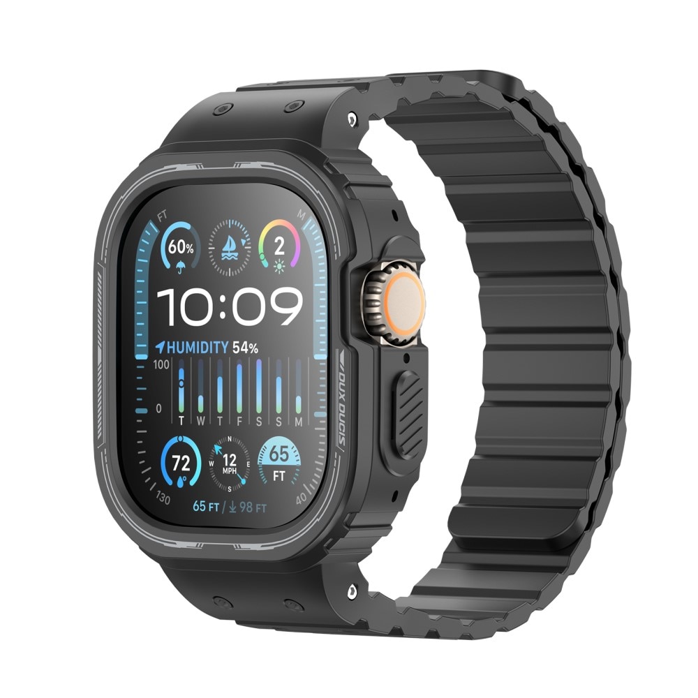 OA Series Correa de silicona con funda Apple Watch Ultra 2 49mm negro