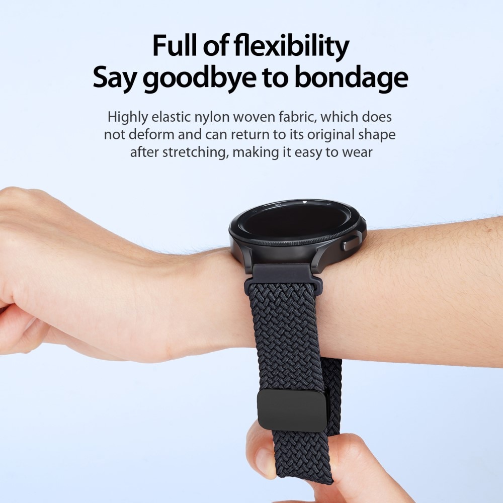 Correa de Nylon Woven Amazfit Balance negro