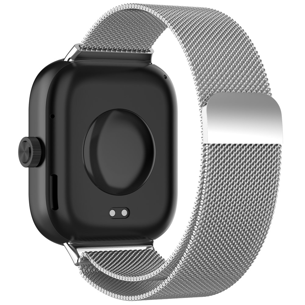 Pulsera milanesa para Xiaomi Redmi Watch 4, Plata