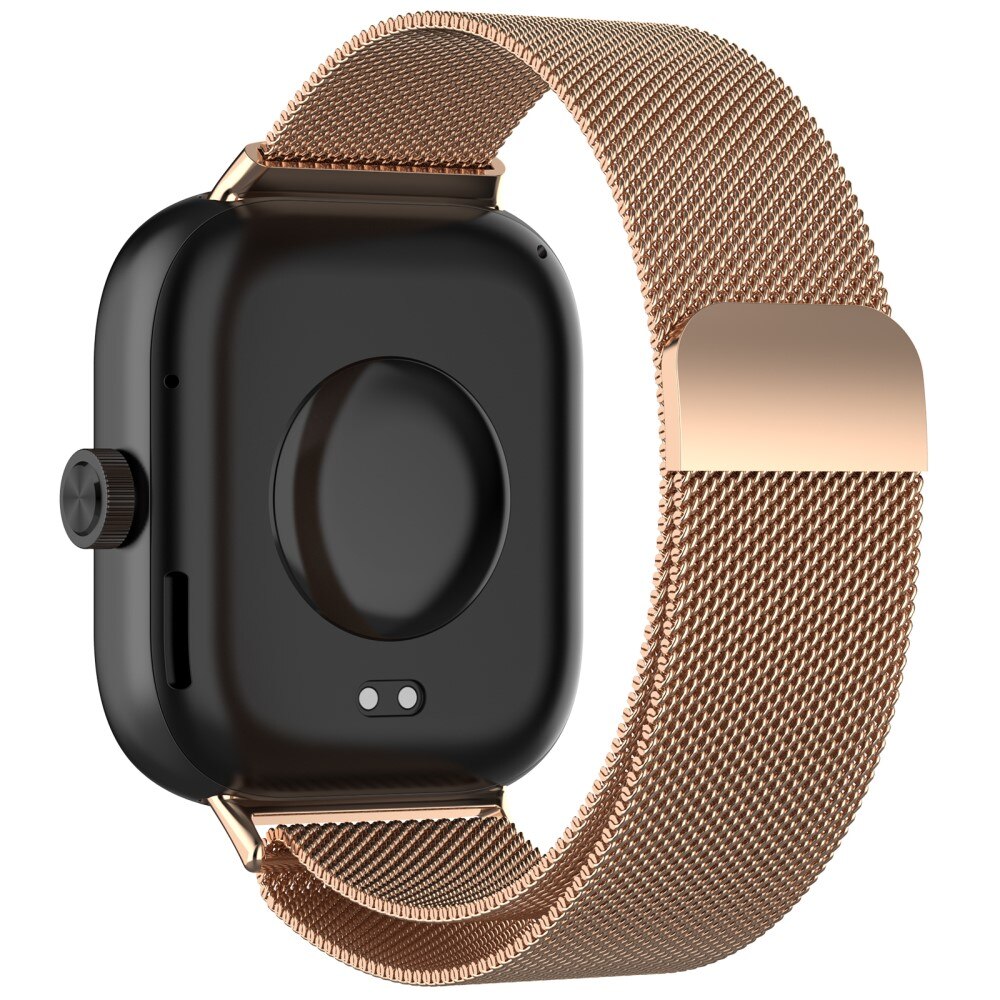 Pulsera milanesa para Xiaomi Redmi Watch 4, oro rosa