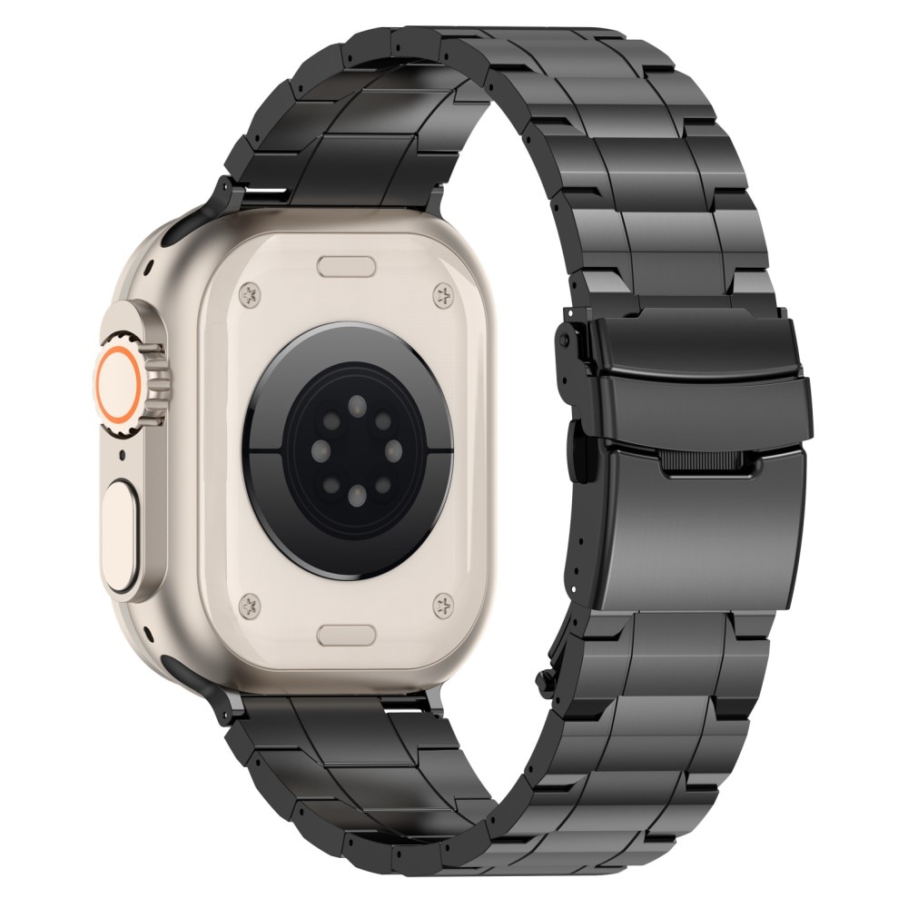 Elevate Correa de titanio Apple Watch 45mm Series 9, negro