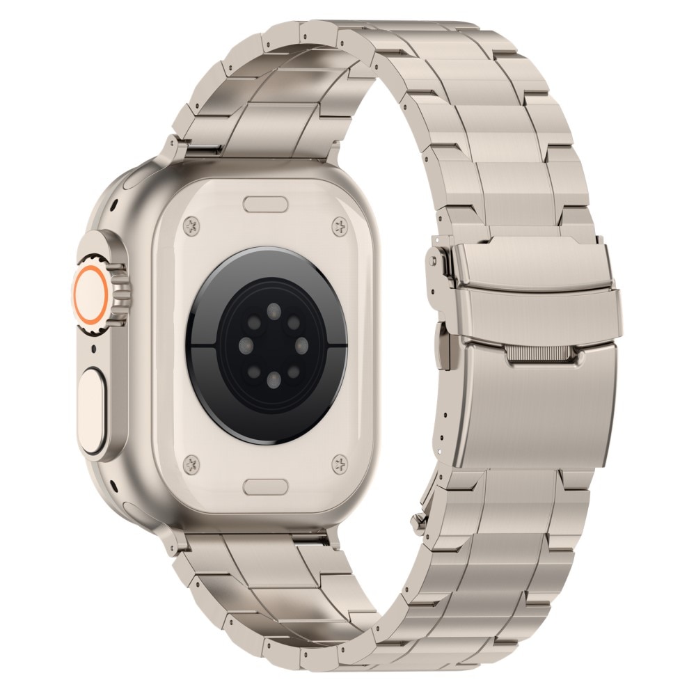 Elevate Correa de titanio Apple Watch 44mm, titanio