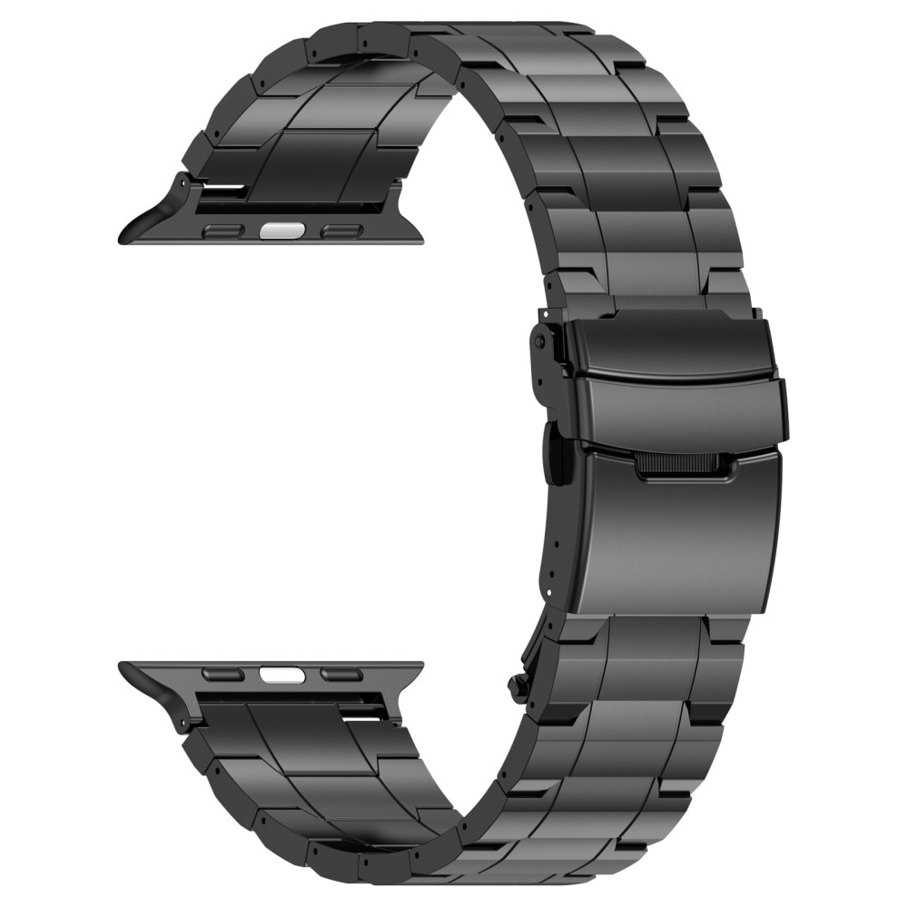 Elevate Correa de titanio Apple Watch 41mm Series 7, negro