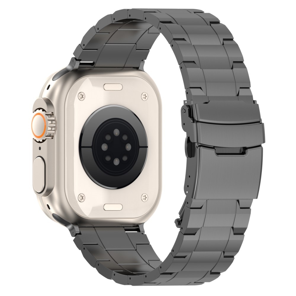 Elevate Correa de titanio Apple Watch SE 40mm, gris