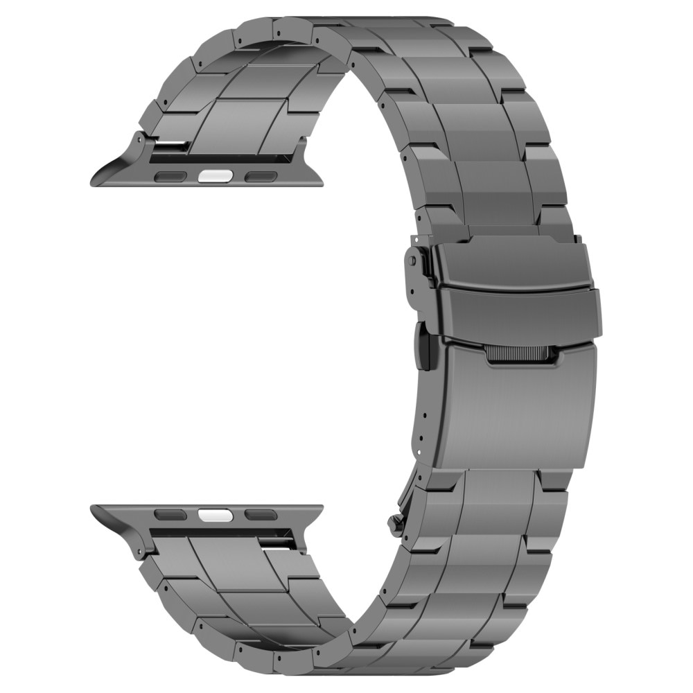 Elevate Correa de titanio Apple Watch 41mm Series 9, gris