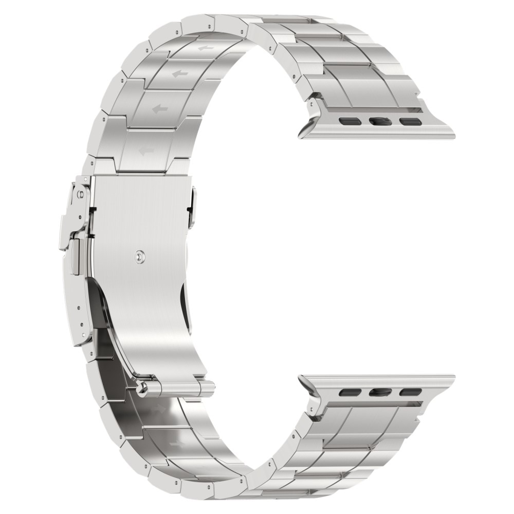 Elevate Correa de titanio Apple Watch 41mm Series 8, plata