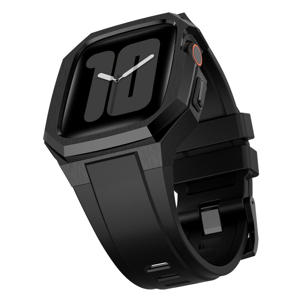 Correa con de funda acero inoxidable Apple Watch SE 44mm negro