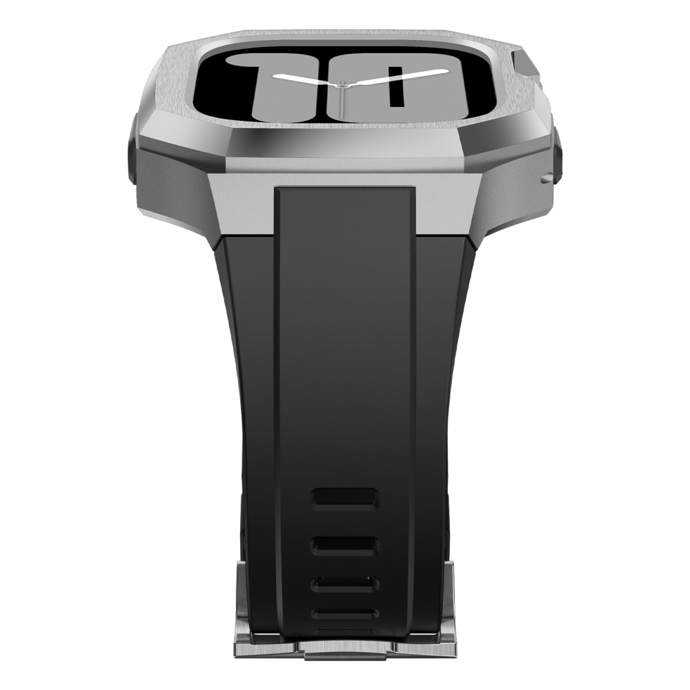 Correa con de funda acero inoxidable Apple Watch Ultra 2 49mm plata/negro