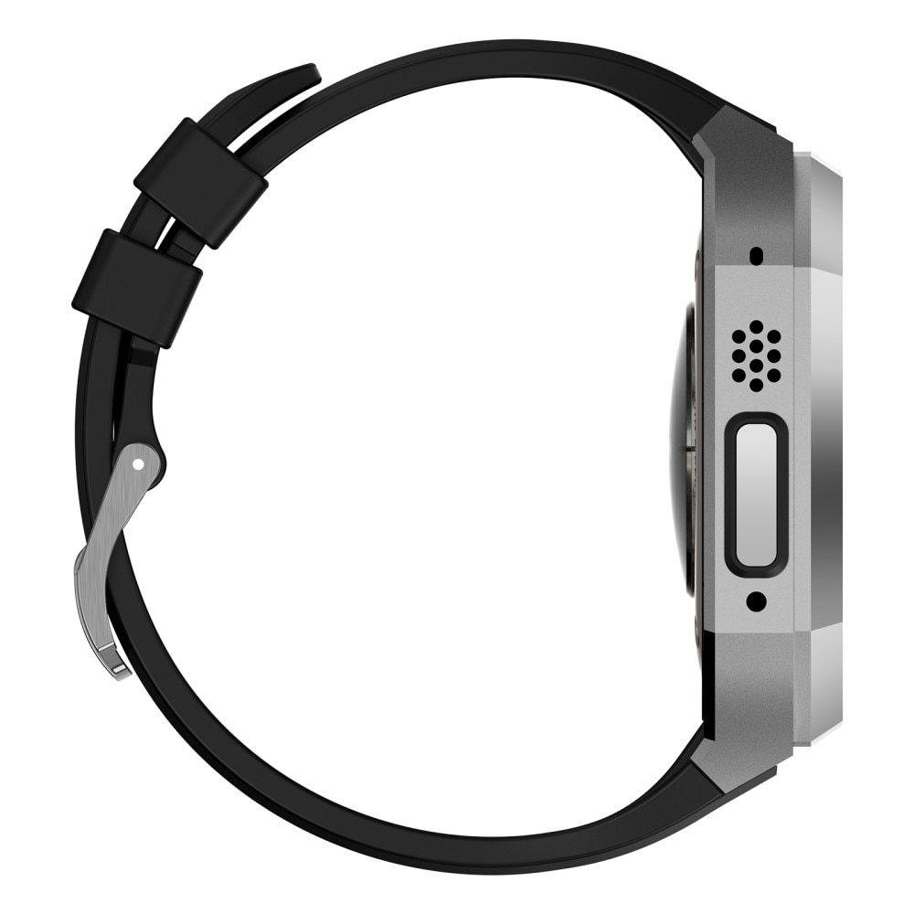 Correa con de funda acero inoxidable Apple Watch Ultra 49mm plata/negro