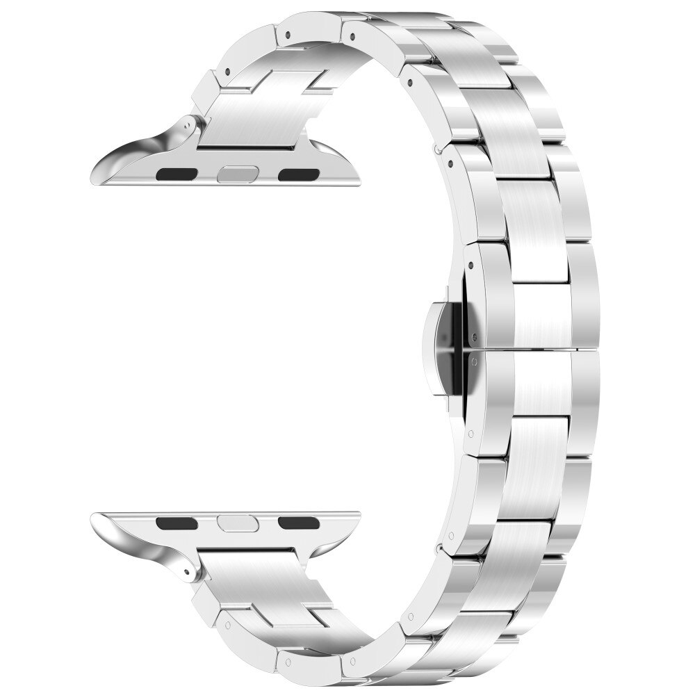 Slim Correa de titanio Apple Watch 41mm Series 7, plata