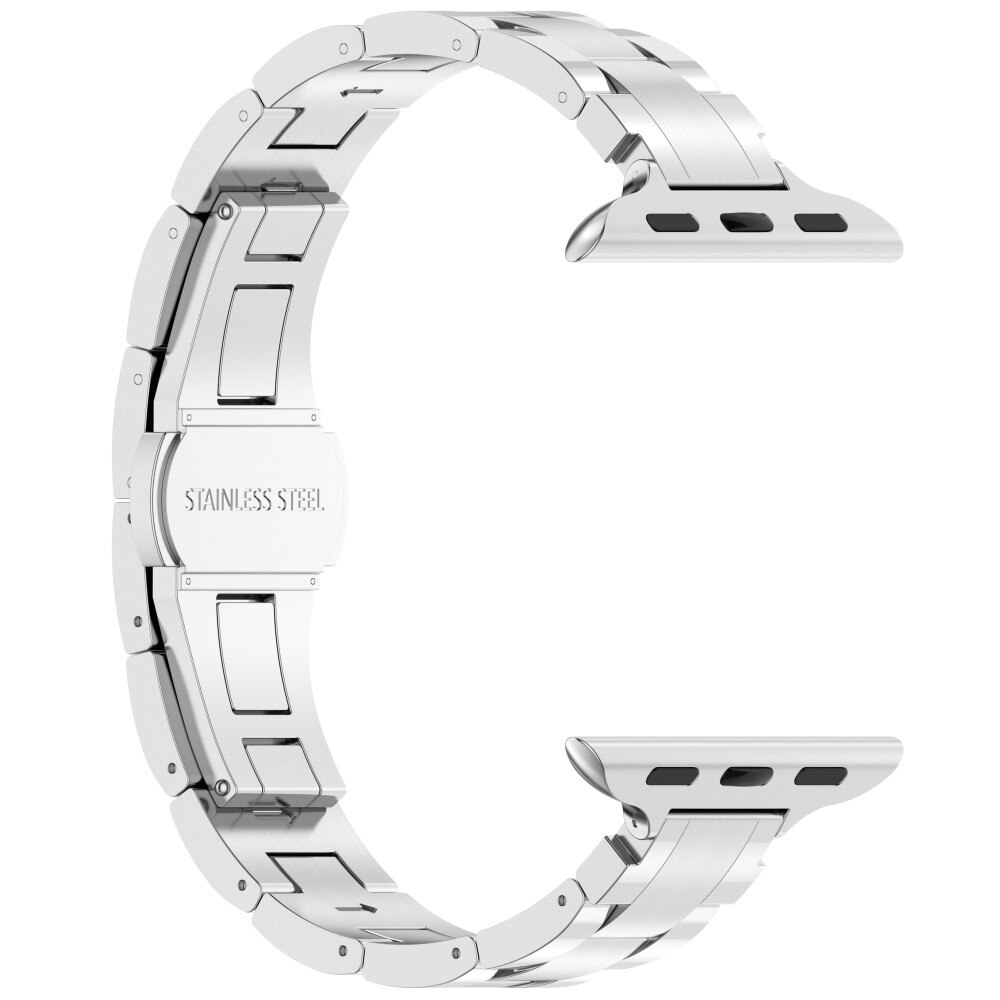 Slim Correa de titanio Apple Watch 41mm Series 7, plata