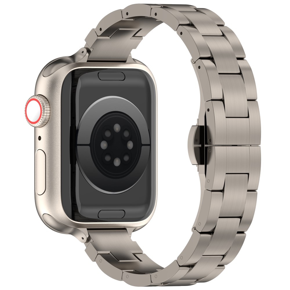 Slim Correa de titanio Apple Watch SE 40mm, titanio