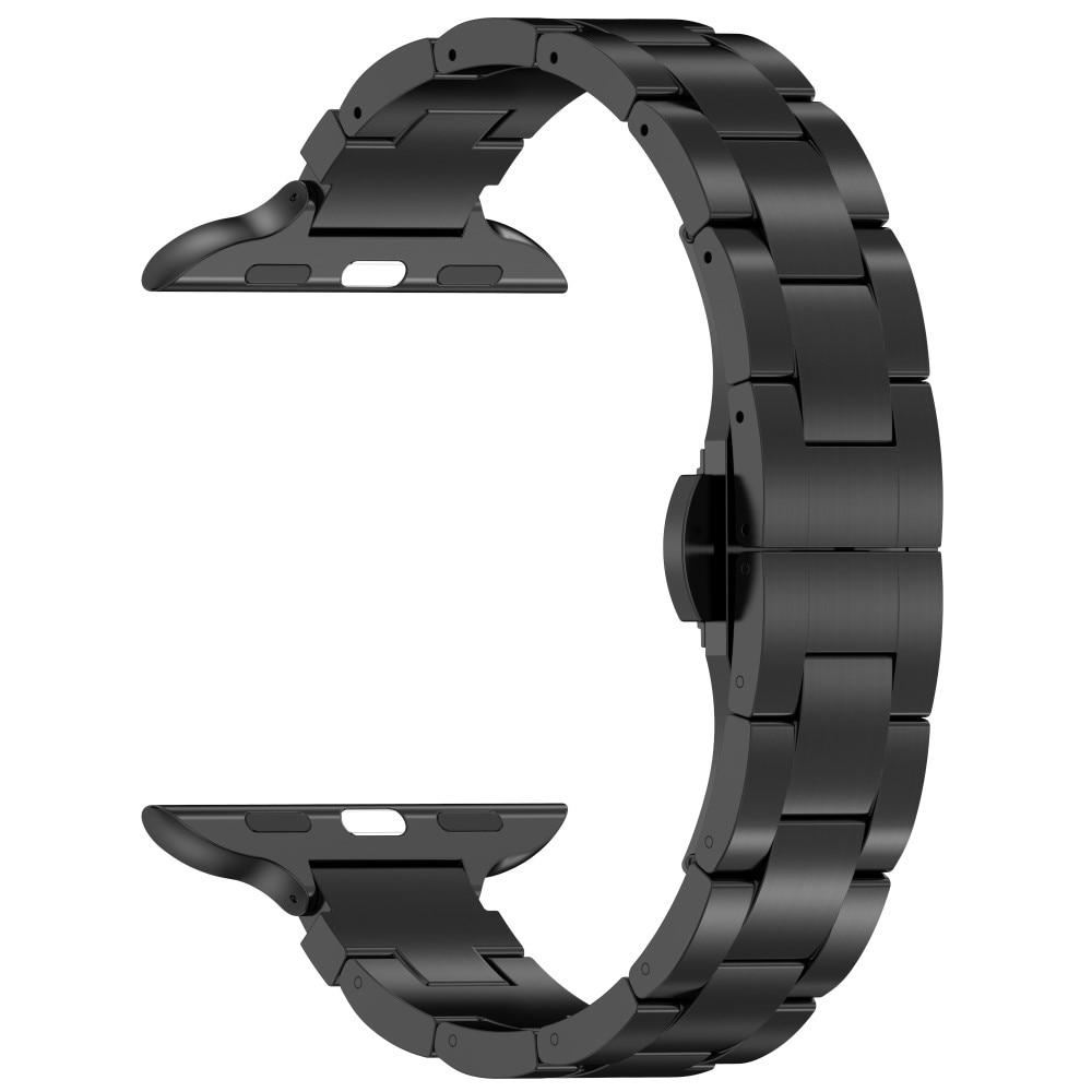 Slim Correa de titanio Apple Watch 42mm, negro