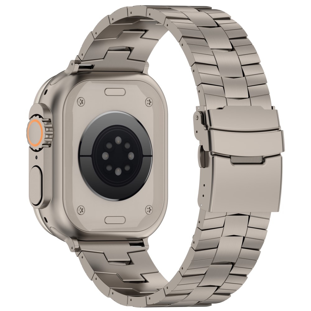 Race Correa de titanio Apple Watch SE 44mm, gris