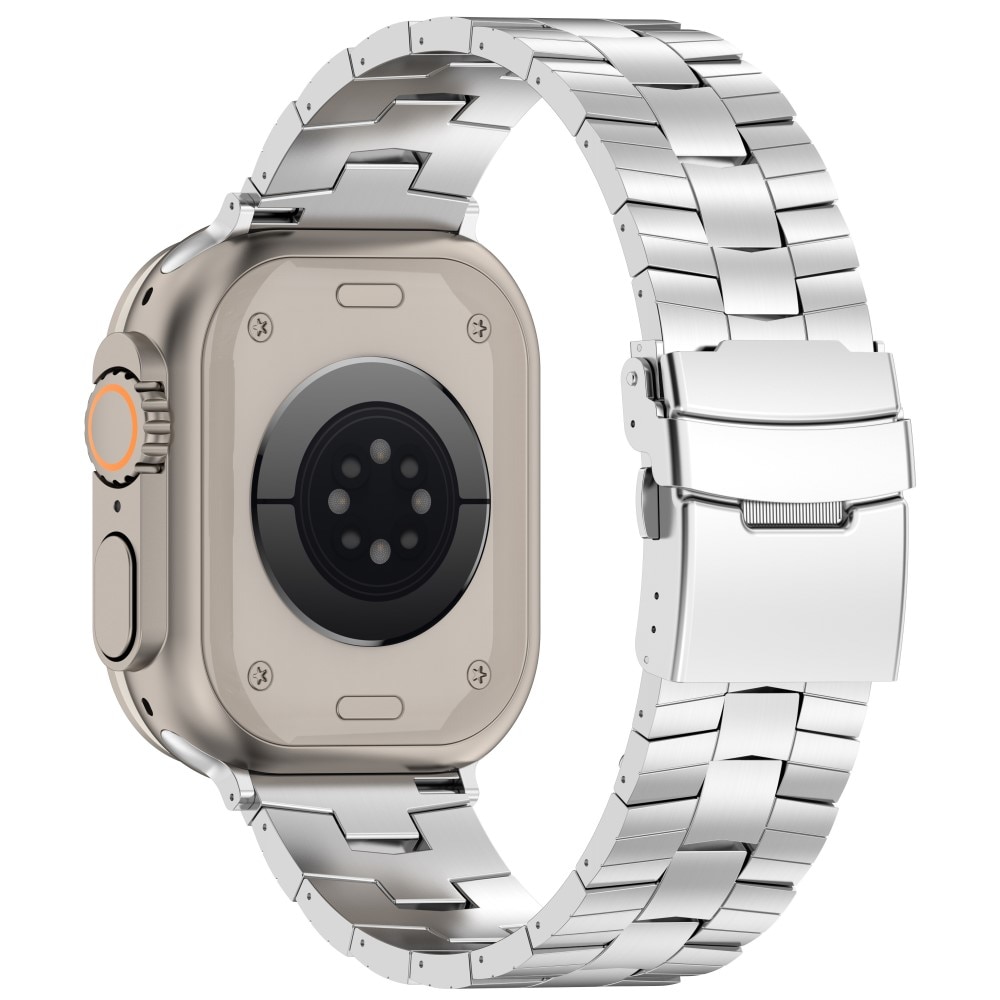 Race Correa de titanio Apple Watch 44mm, plata