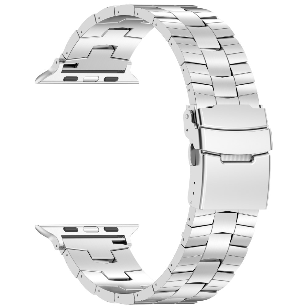 Race Correa de titanio Apple Watch SE 44mm, plata