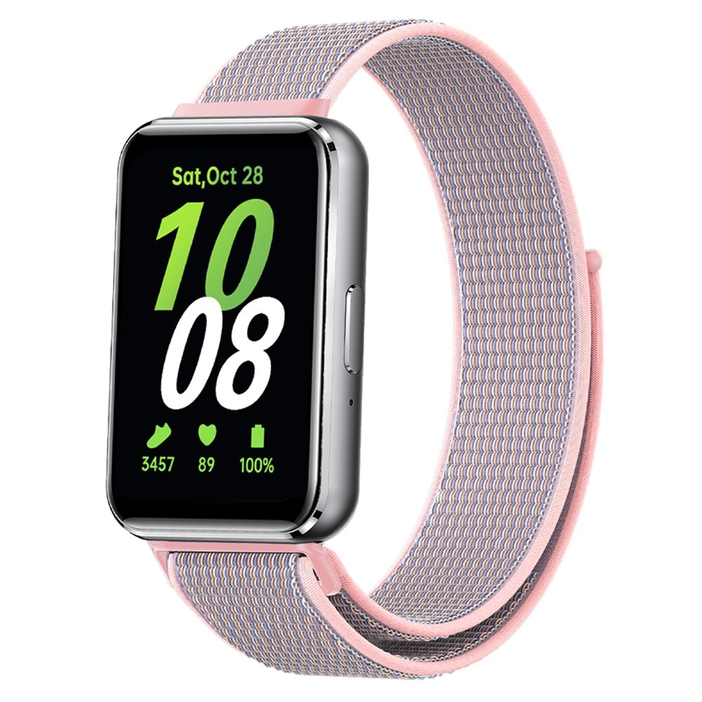 Correa de nailon Samsung Galaxy Fit 3 Rosa