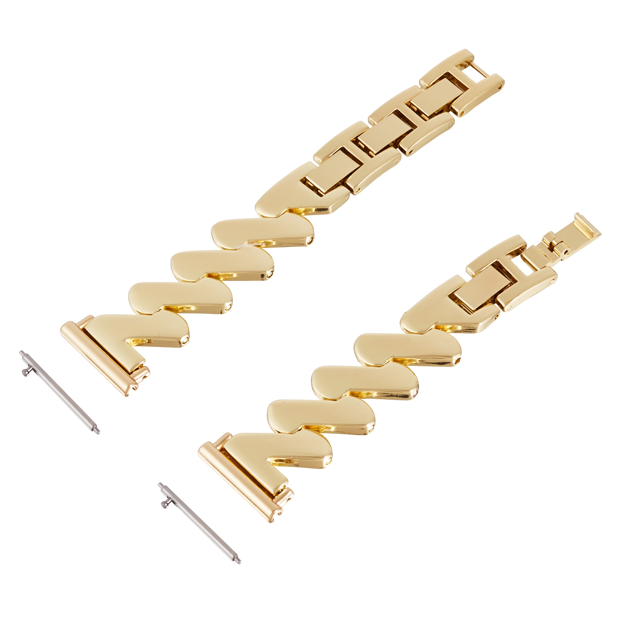 Correa de acero Ondulada Samsung Galaxy Watch 6 Classic 43mm oro