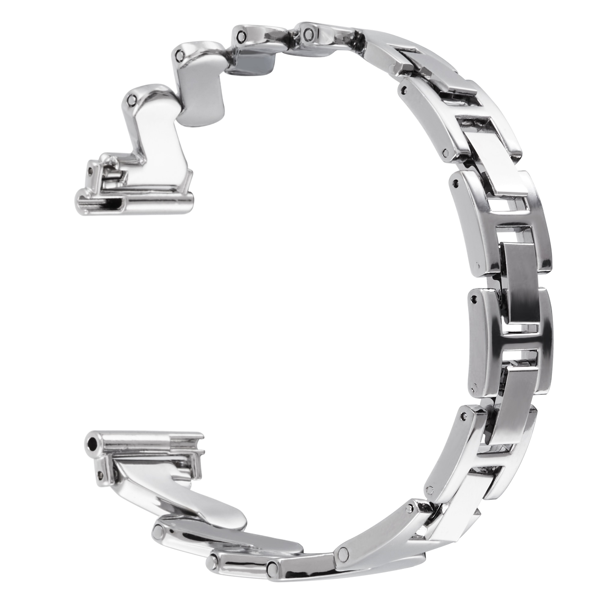 Correa de acero Ondulada Samsung Galaxy Watch 5 40mm plata